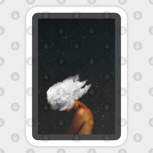 Nebula Woman Sticker by DreamCollage
